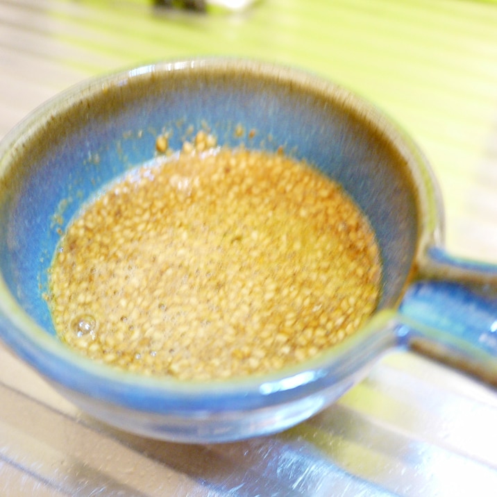 ゴマたっぷり 簡単手作りノンオイルドレッシング レシピ 作り方 By Ririsan15 楽天レシピ